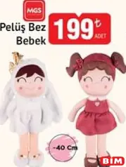 MGS OYUNCAK PELÜŞ BEZ BEBEK